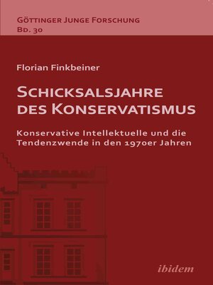 cover image of Schicksalsjahre des Konservatismus